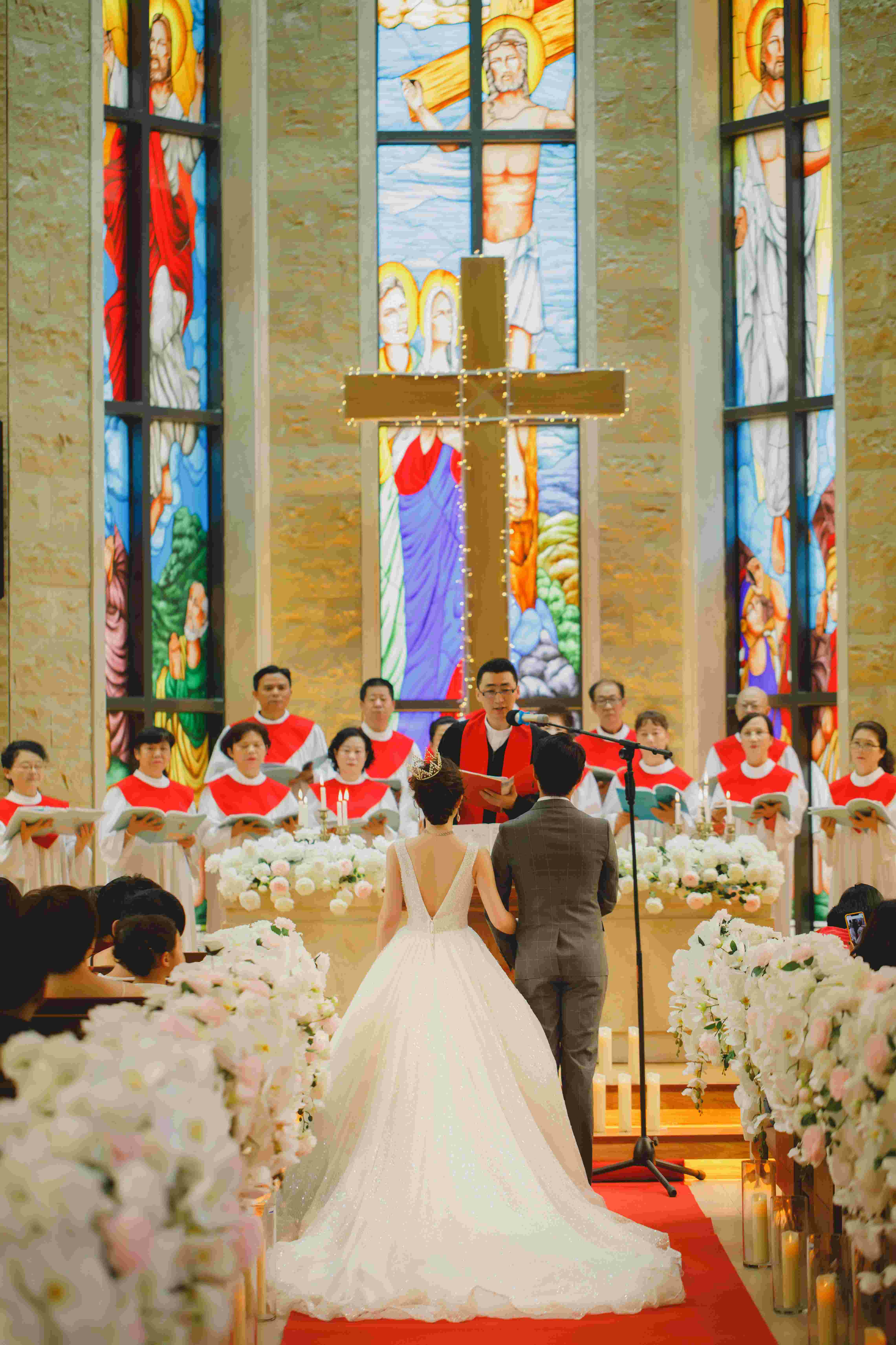 教堂婚礼基督教的婚姻观