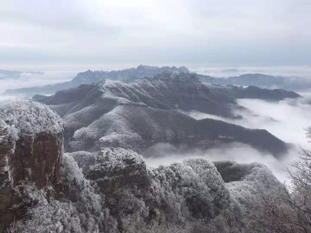 赏雪济源王屋山美爆了