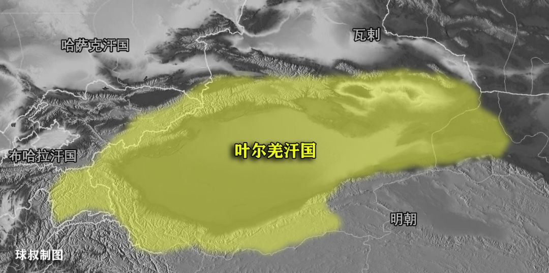 叶尔羌汗国统治区域大致就是维族的分布区域(公元1600年)然而与塔里木