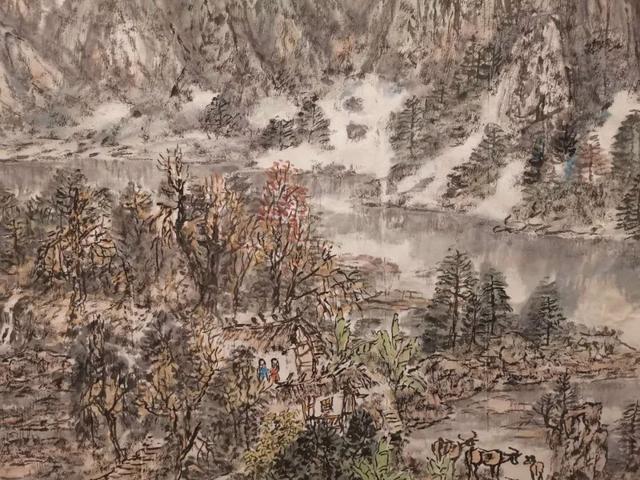 陕西国画院山水画院院长季秀伟山水画作品欣赏