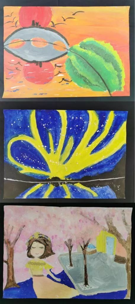 飞扬青春梦彩绘沙沙情2019年沙塘布学校美术作品比赛
