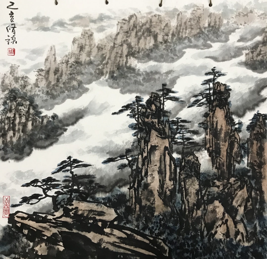 周修镇金陵水墨画家独树一帜的禅意画家