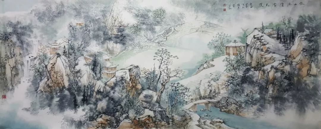 原创艺术中国樊明龙山水画艺术赏析