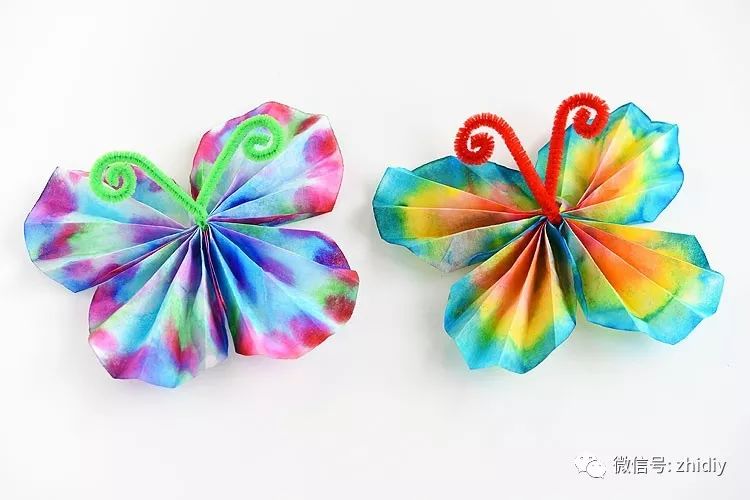 等你来,彩笔胡乱画一画,滴管滴一滴,彩纸渲染小手工(附教程)