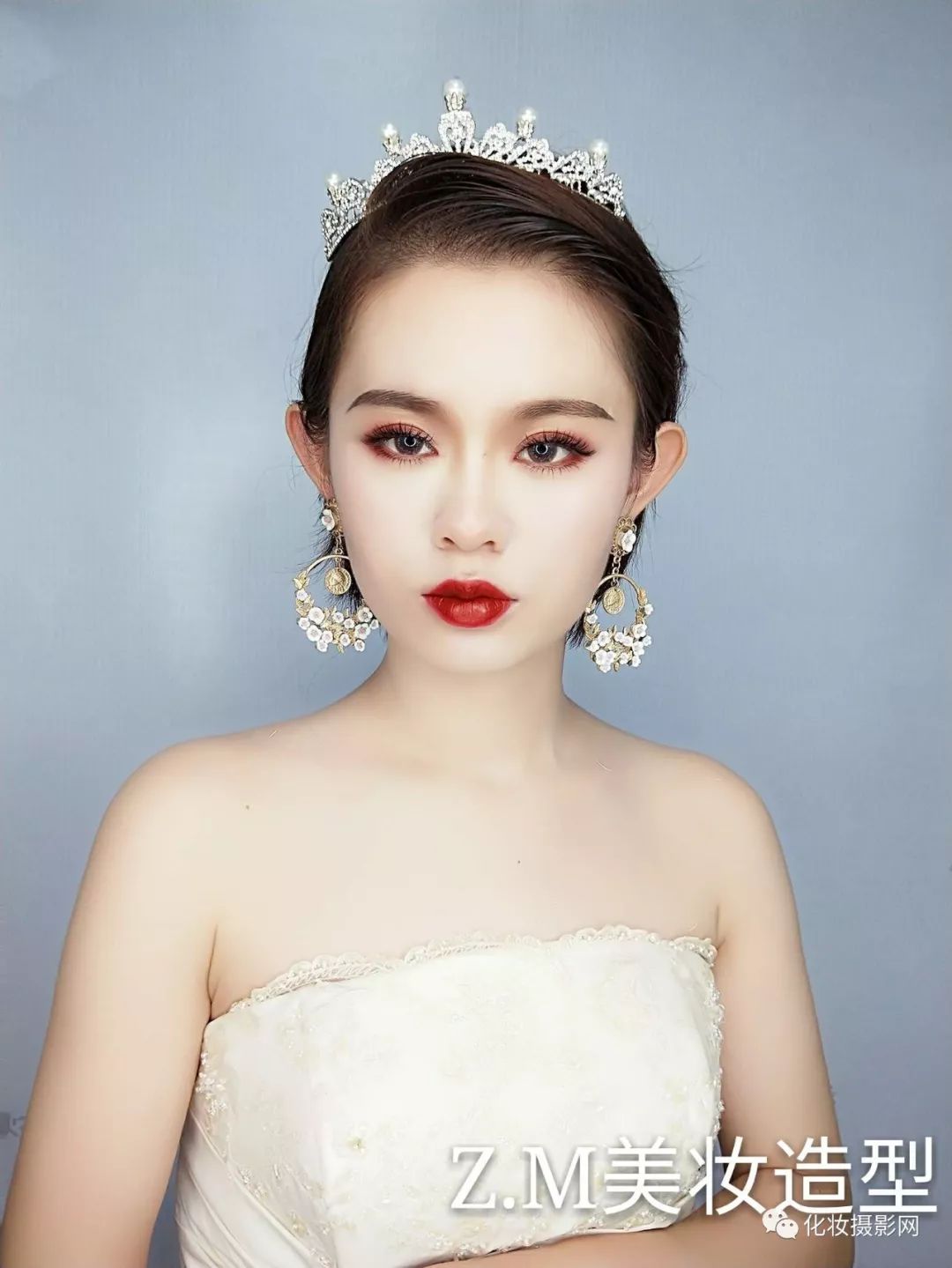 短发新娘造型来袭要的就是女王范儿