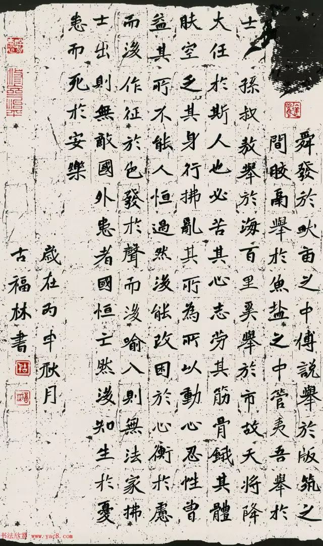 中国硬笔书法大赛特等奖金奖和银奖作品欣赏