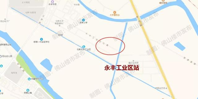 永丰市场站线路出站后继续向西北布设,在市良路路口设置永丰市场站.