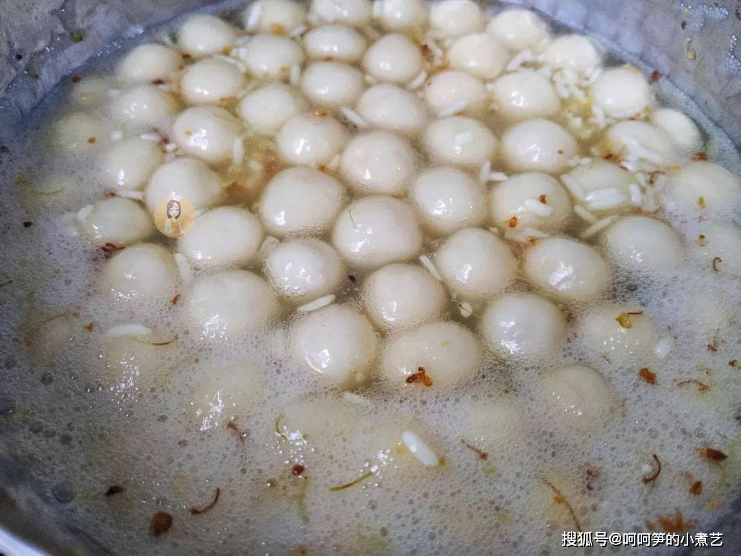 原创奶奶教我做的桂花酒酿小圆子是阿拉老上海人记忆里的冬至味道