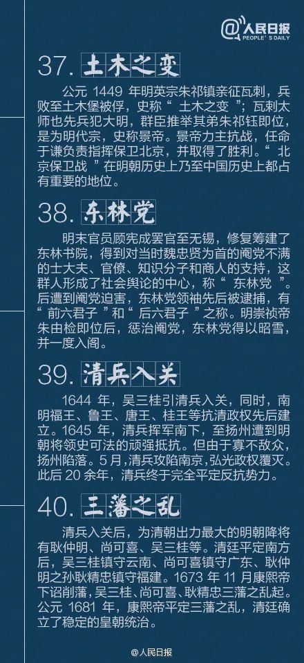 人民日报：不可不知的40个中国古代历史典故，读懂半个中国的历史