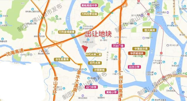 黄岐挂牌一线临江靓地13997元/平起拍起拍楼面价13997元/平,刷新佛山