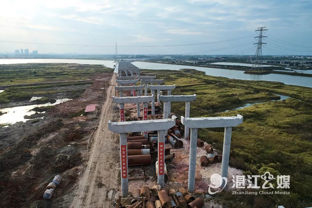 调顺跨海大桥明年年底全线拉通!调顺岛海东新区只需20分钟!