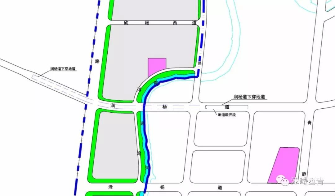 西青区杨柳青镇润杨道泽杨道规划建设最新进展