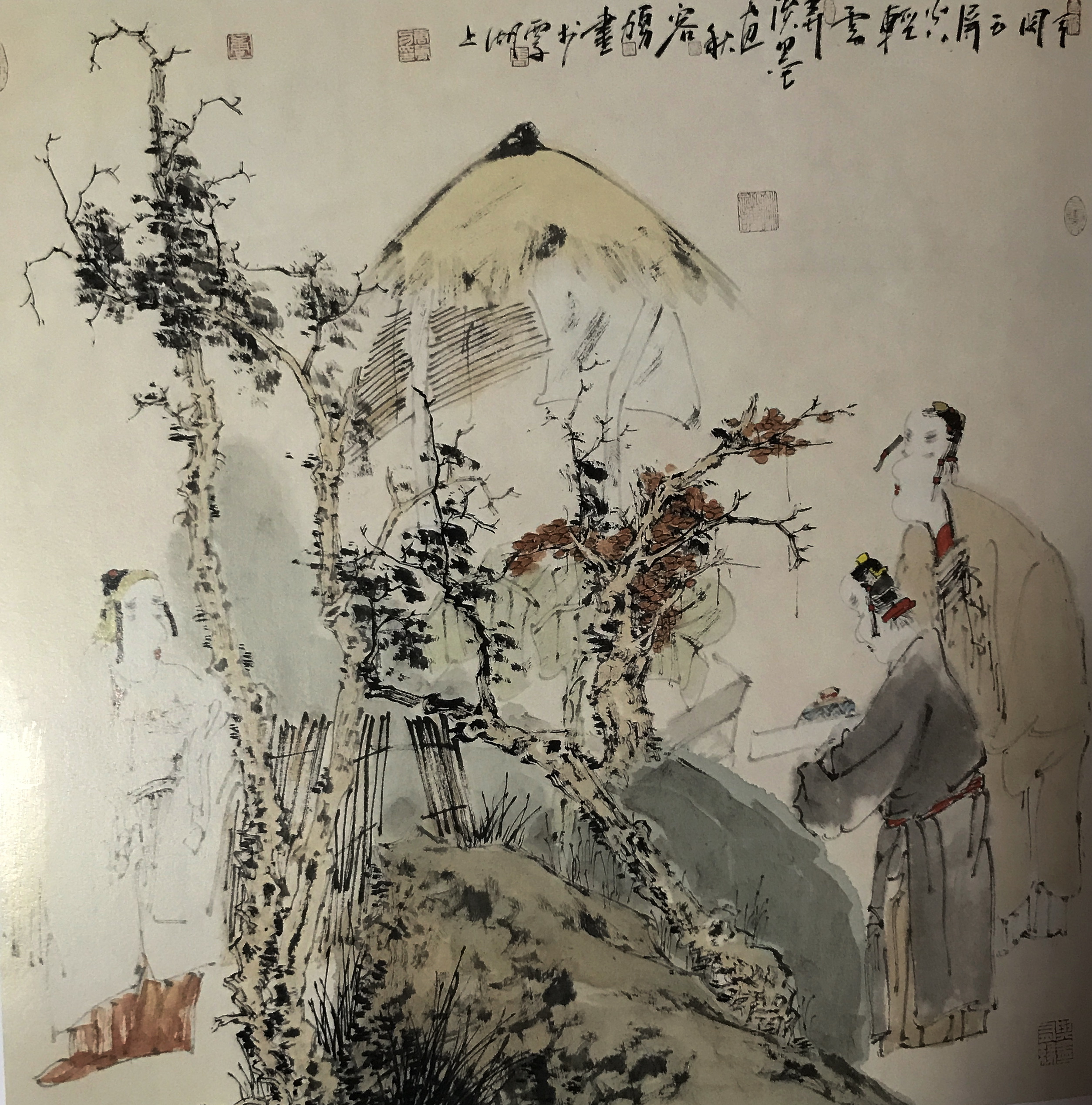 知名国画家人物艺术作品 于水国画人物艺术作品