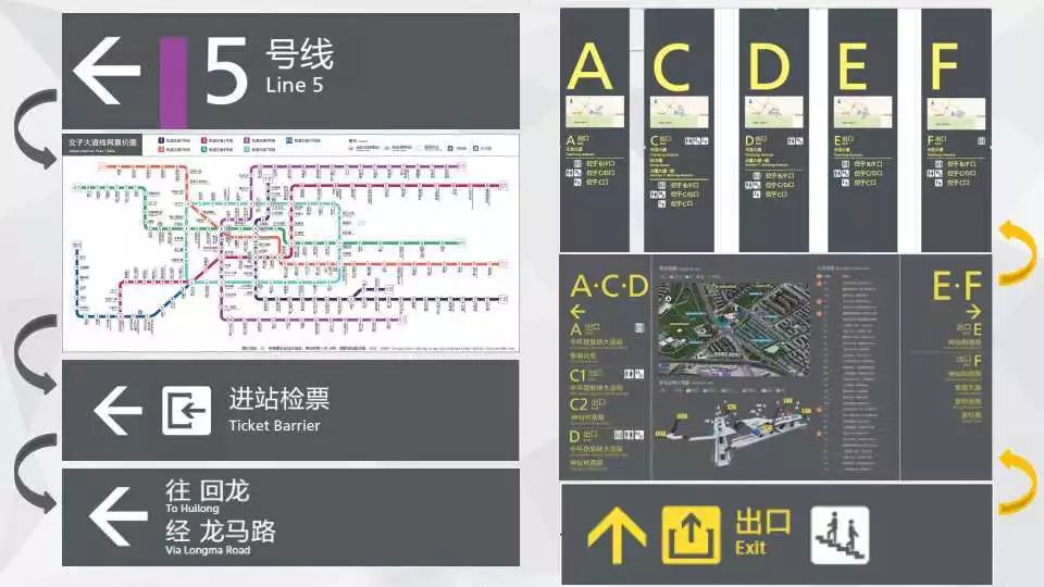 成都地铁上新啦新导向标识更简约更醒目