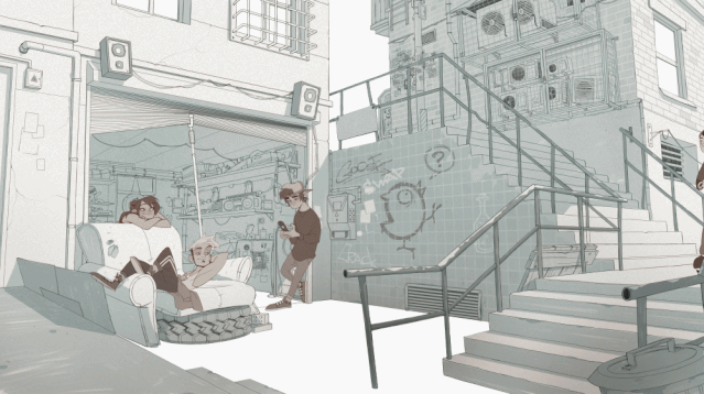 街头滑板少年跃然屏上,这画风很圈粉!-7.game