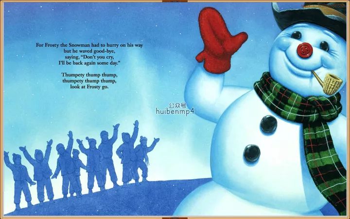 圣诞绘本视频《frosty the snowman》英文原版童声视频 | 收藏 !