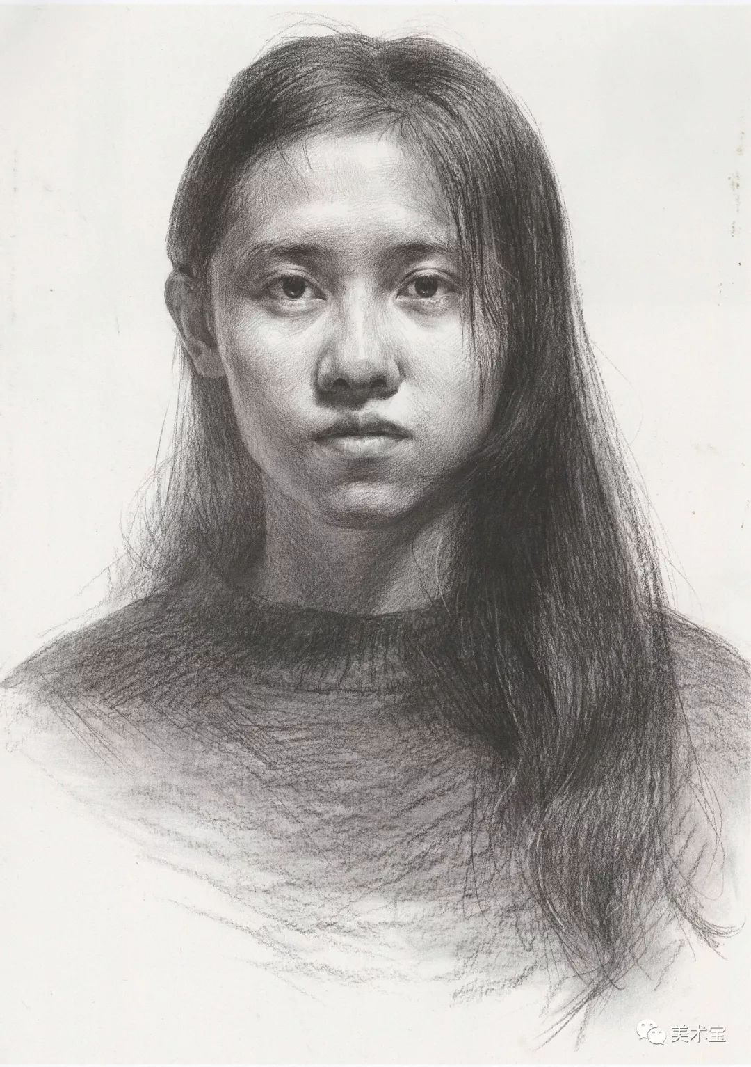 超强干货丨正面素描头像的刻画要点
