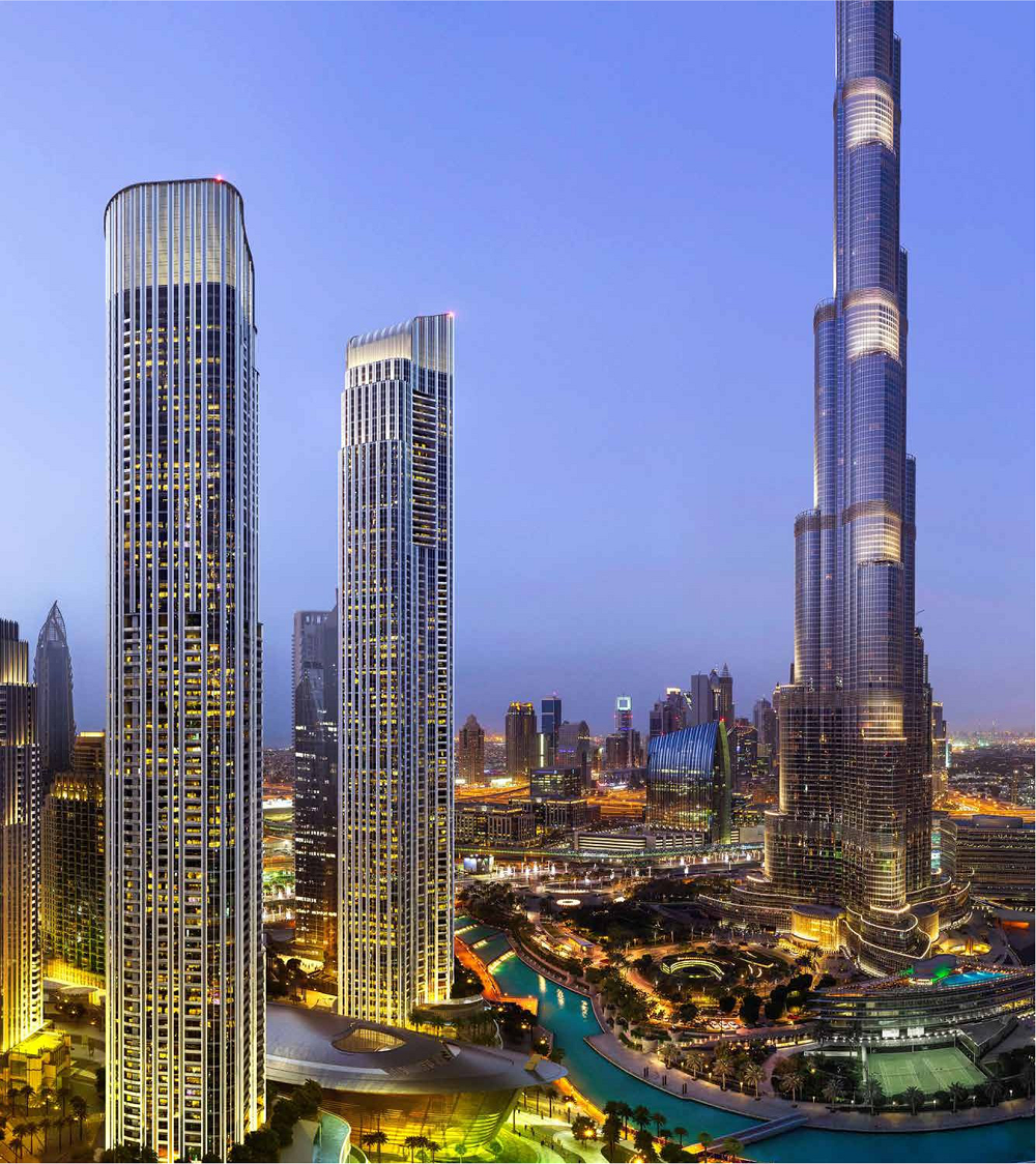 il 一号的业主生活在极致的奢华中,可以方便地使用迪拜市中心以及大楼