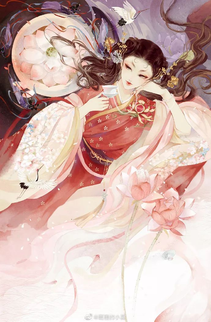 惊艳!她用画笔复活诗词里的古风美人,让人一眼万年,张