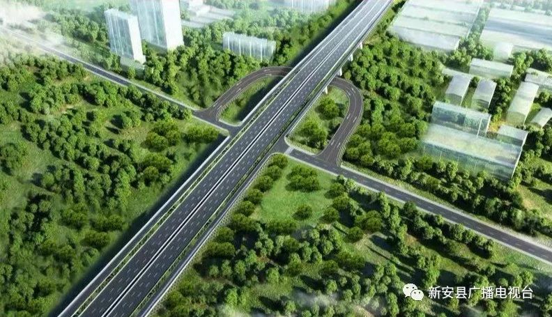 别着急, 小编先带你看看 ▲地面铺路横断面效果图 来源:新安县广播