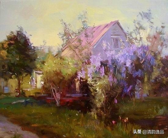 俄罗斯女画家斯维特拉娜风景油画作品欣赏