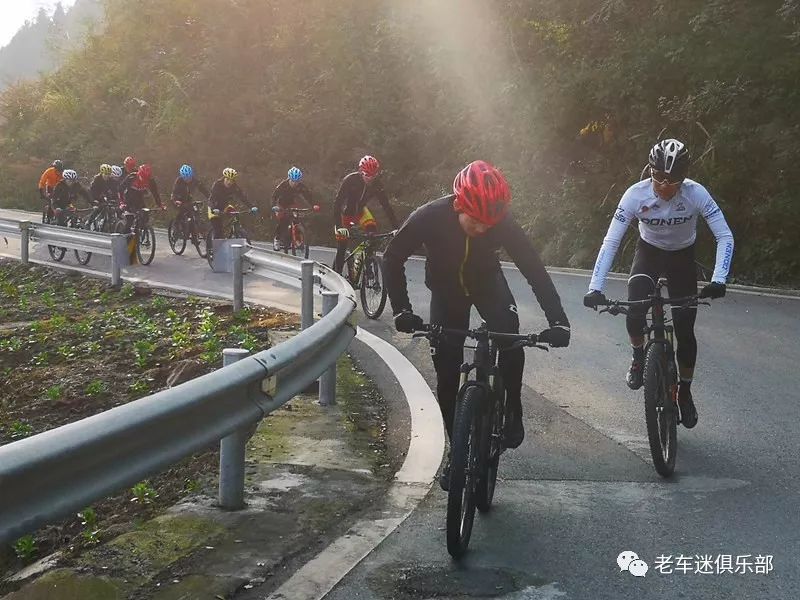 四川省山地自行车训练基地(老车迷户外乐园)喜迎来山西省自行车队冬训