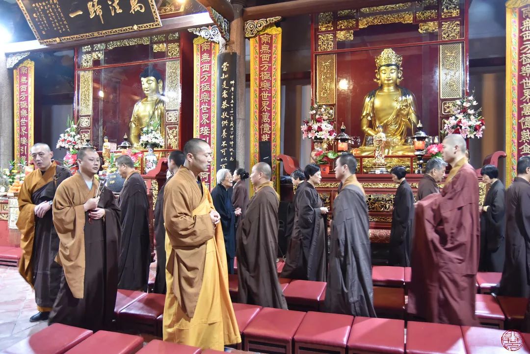 潮州开元镇国禅寺冬季佛七法会圆满解七