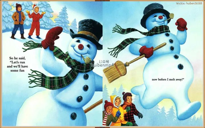 圣诞绘本视频《frosty the snowman》英文原版童声视频 | 收藏 !