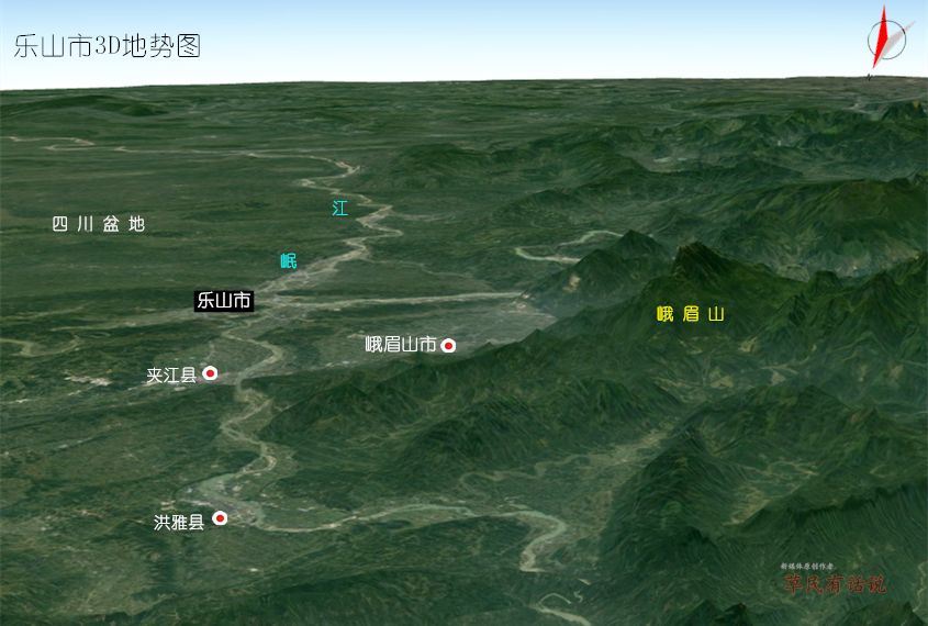 四川中部的地理特征——川中丘陵与米仓道