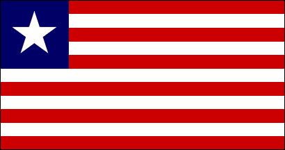 (利比里亚国旗)政府长期由美国黑人移民及其后裔执掌.