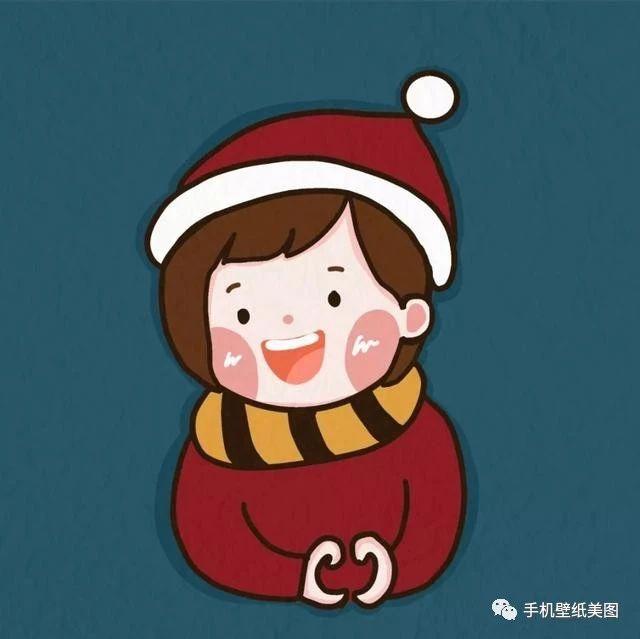 圣诞头像情侣圣诞帽头像大全圣诞小红帽头像