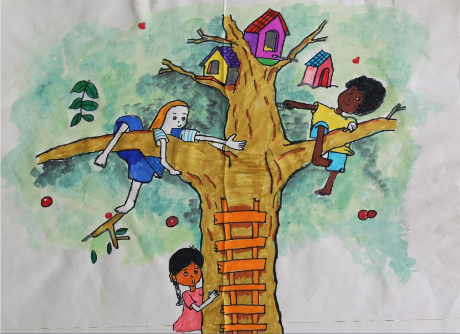 宿迁市第二届"童真里的色彩"儿童画创作大赛优秀作品展(小学低年级组