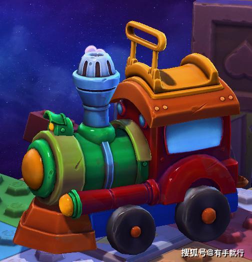 玩具大作战呆萌来袭,可爱小火车环游风暴英雄