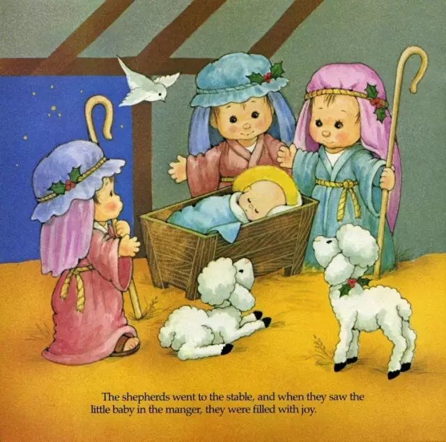 the shepherds went to the stable,and when they saw the little