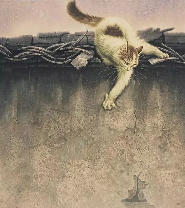 画家徐新奇的工笔猫妙趣横生