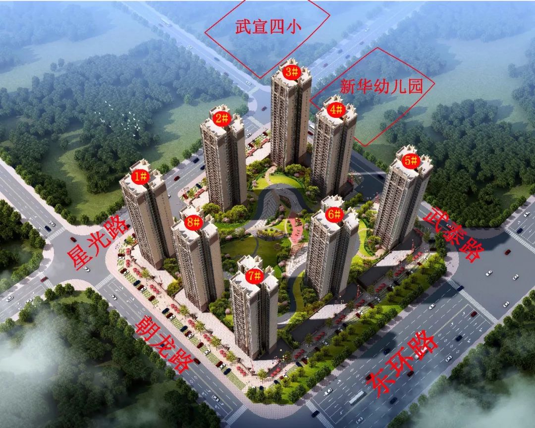( 锦绣名门鸟瞰图)
