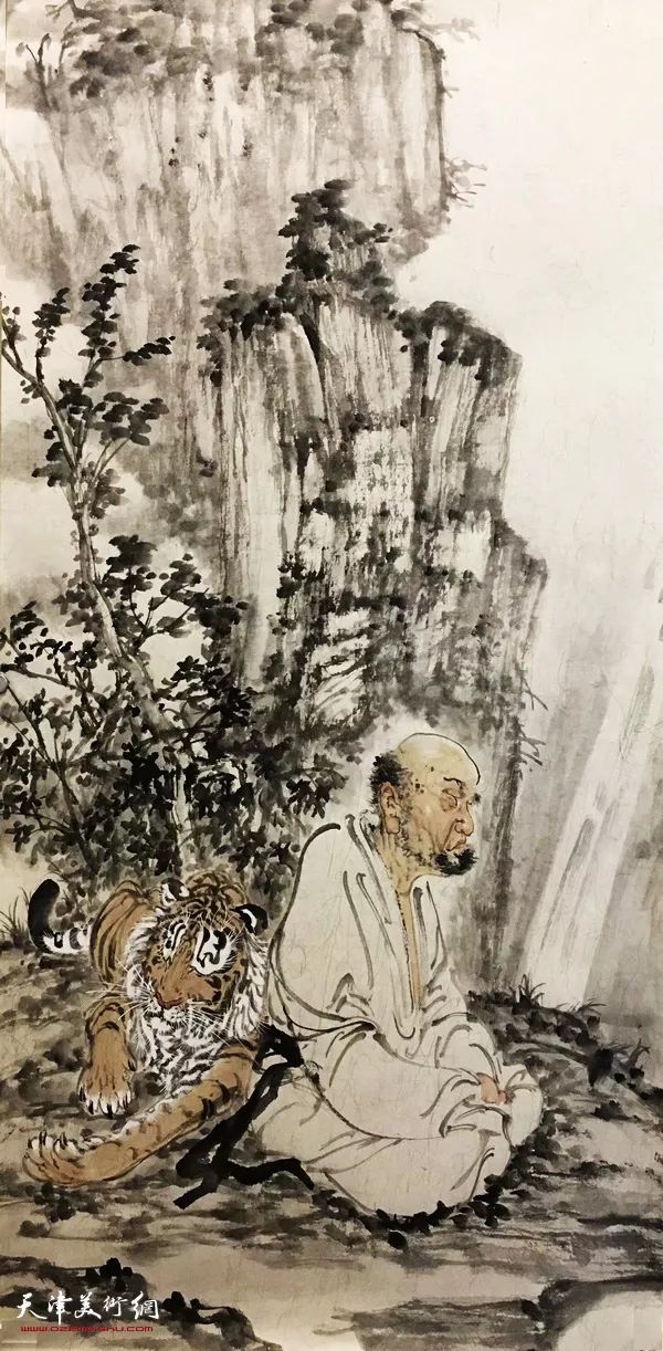 "趣真喜相"张亚光,张佩钢人物画迎春跨年展在荣宝斋(天津)中国书房