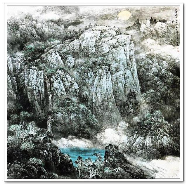 大山诗情 -- 师恩钊新北派山水画(下)