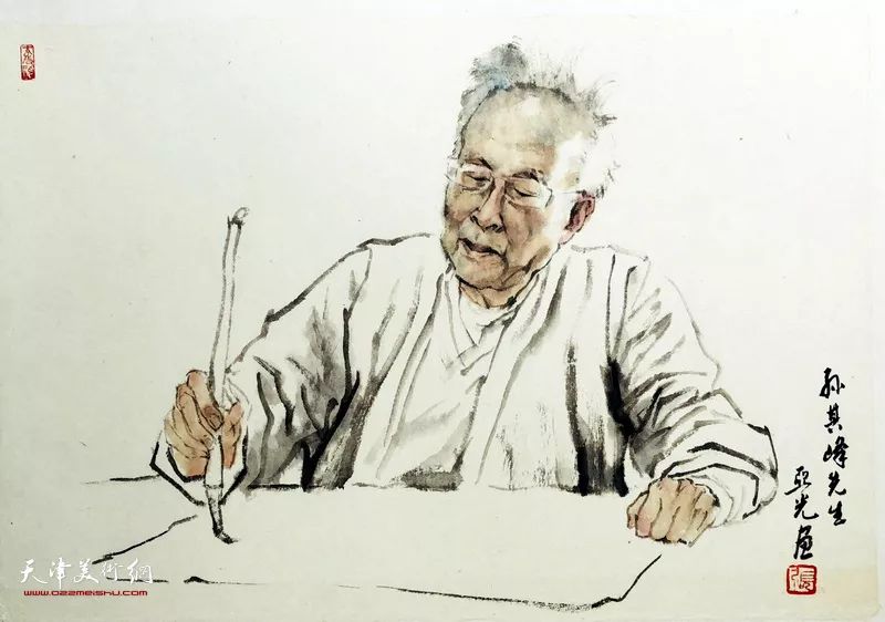 "趣真喜相"张亚光,张佩钢人物画迎春跨年展在荣宝斋(天津)中国书房