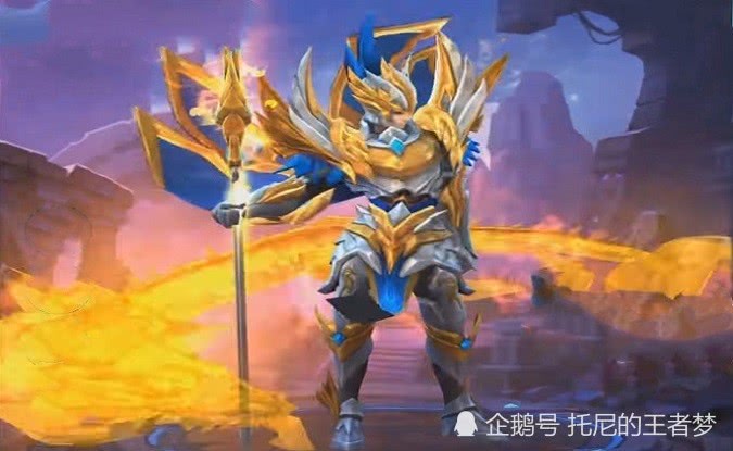 韩信五岳衡山皮肤正式曝光,金色外观黄金圣龙特效,貂蝉fmvp公布