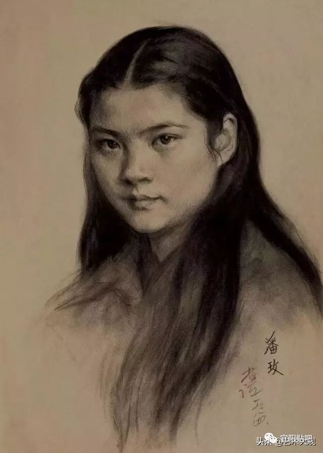 【油画欣赏】原央美院长靳尚谊教授油画素描肖像作品选集