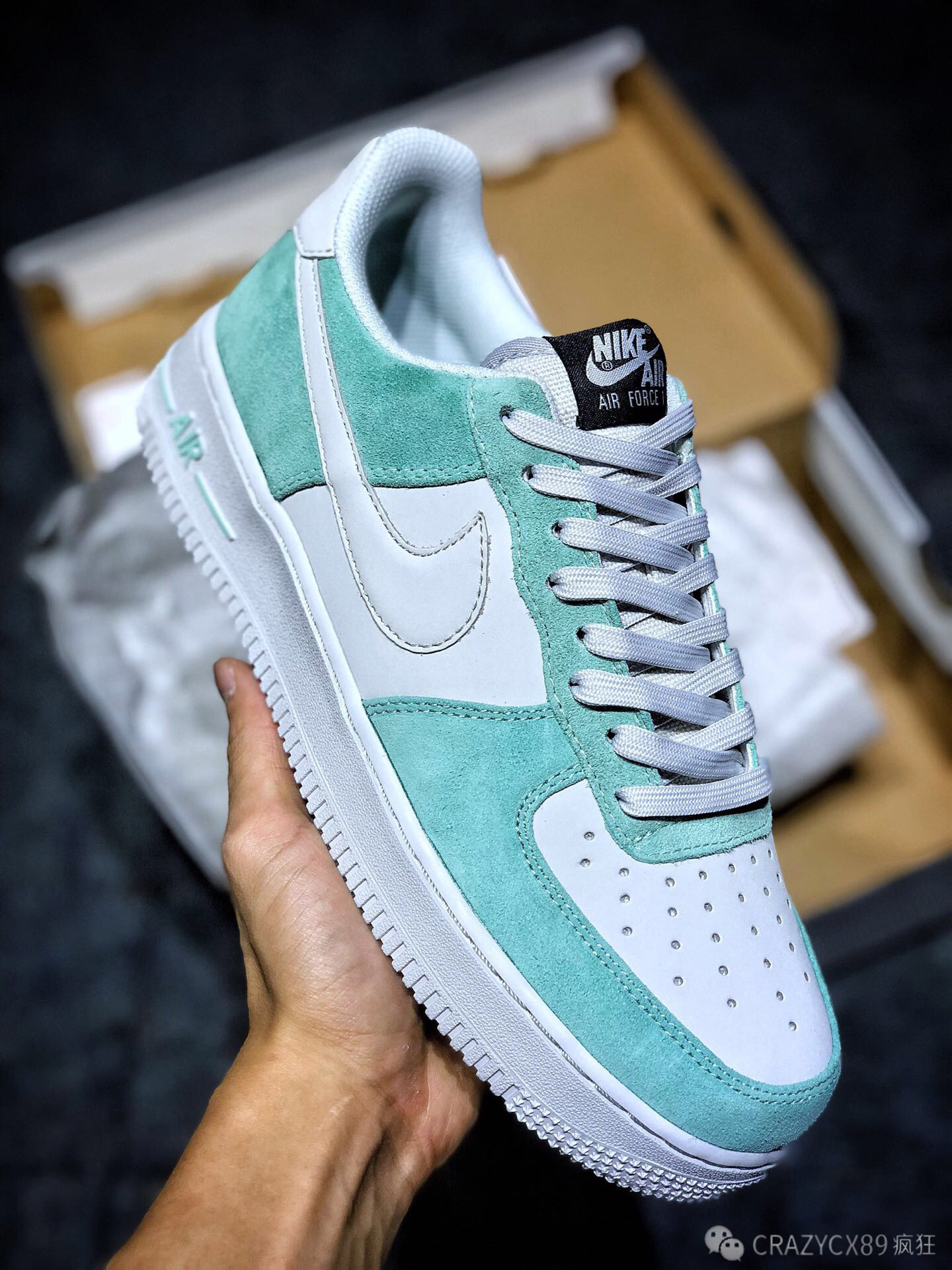 耐克air force 1 19s tiffany nike 湖水绿空军板鞋