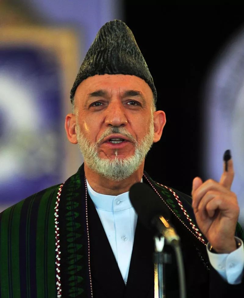 12月22日,星期日 图片:president hamid karzai speaks to the