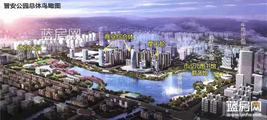 狂砸100亿!福州最高公园要来啦,还有全省最大万科御澜道景观设计图片