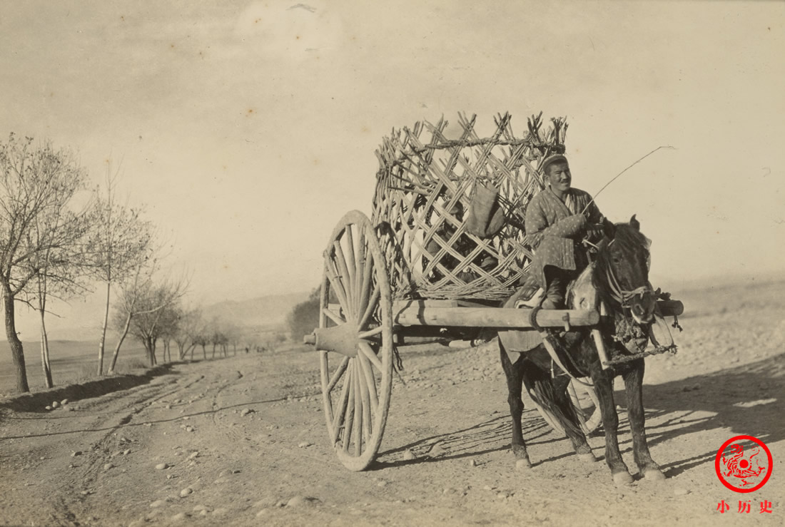 1915年老照片:民国骑兵队长穿着清朝军服