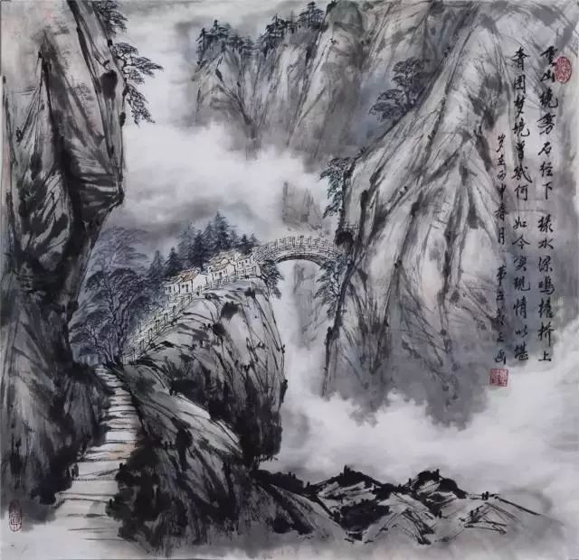 艺术欣赏第五节正浅绛山水画赏析