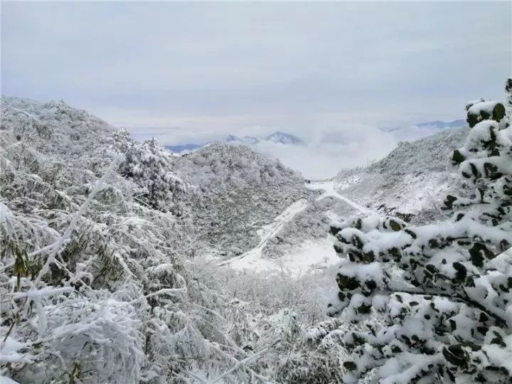 巴山大峡谷罗盘云顶冰雪节火热进行中