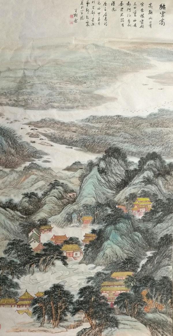 中国画名家—画家李百战作品欣赏