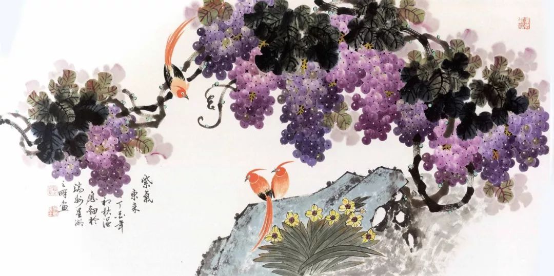 紫气东来 136x68cm