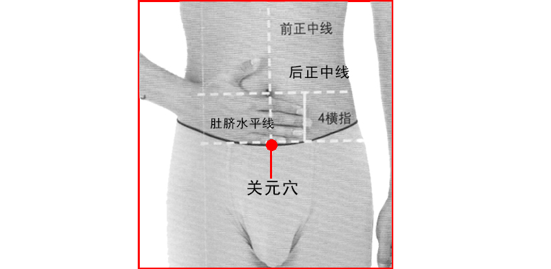 关元穴关元穴调理:虚胖浮肿,月经不调,痛经,遗精